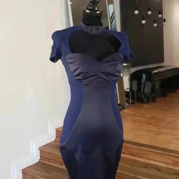 Pinup Couture Red Midi Dress S - Picture 2 of 9